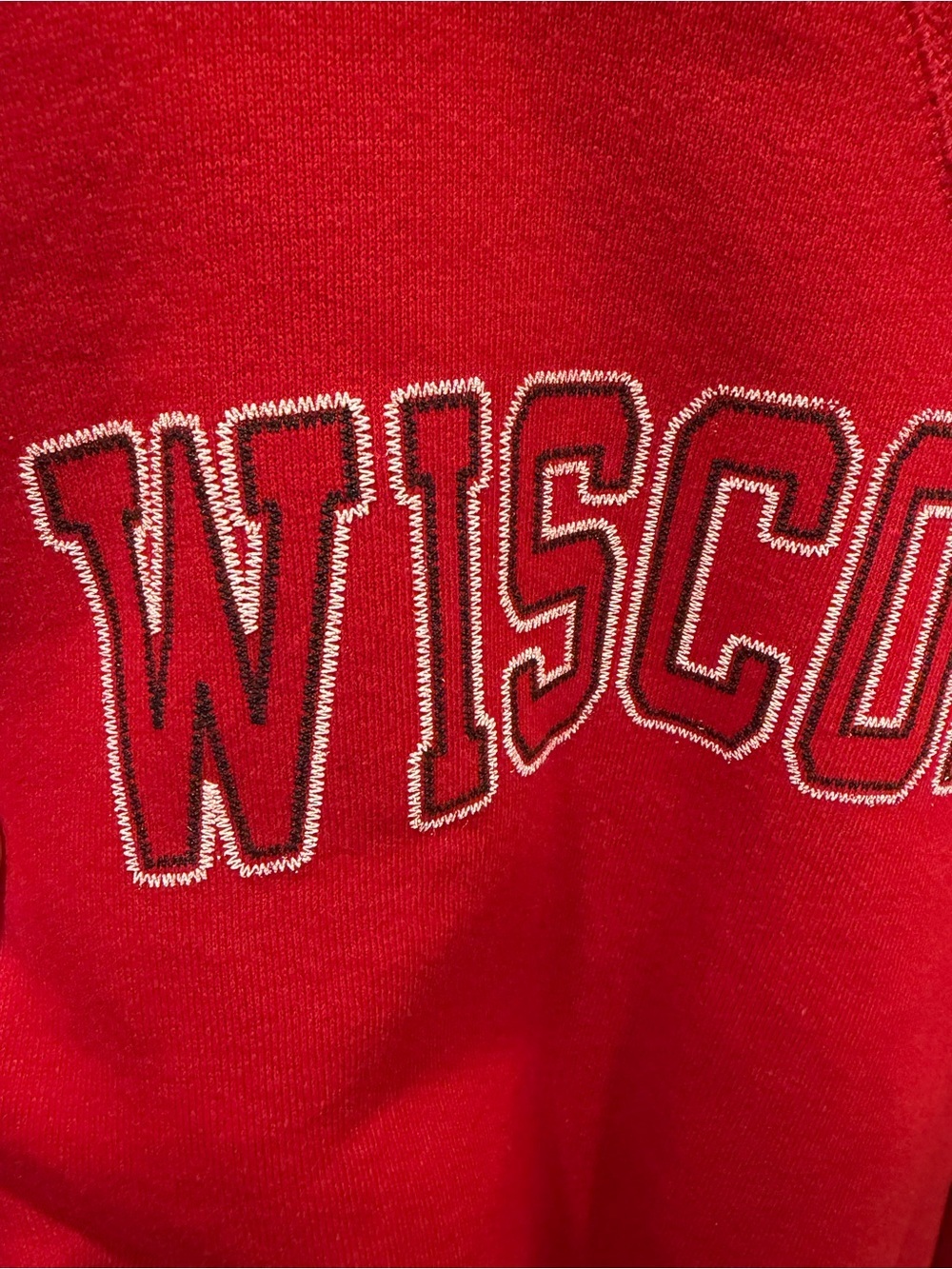 VINTAGE RUSSELL ATHLETIC WISCONSIN Badgers Unisex Crewneck - Picture 3 of 6